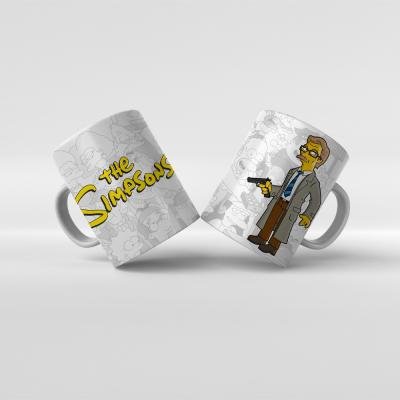 Baskılı Kupa Bardak The Simpsons Karakterleri - Y4