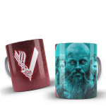 Viking Temalı Baskılı Kupa Bardak - 01