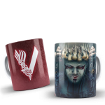 Viking Temalı Baskılı Kupa Bardak - 02