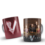 Viking Temalı Baskılı Kupa Bardak - 09