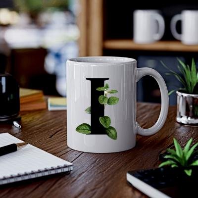 Botanik I Harfli Baskılı Kupa Bardak